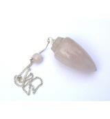 Pendel Edelsteen Rozenkwarts Druppel - thumbnail