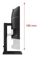 AOC E4 CU34E4CW computer monitor 86,4 cm (34") 3440 x 1440 Pixels UltraWide Quad HD LED Zwart - thumbnail