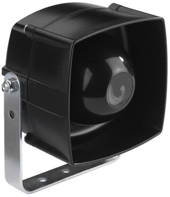 Monacor NR-254KS PA-drukkamerluidspreker 25 W Rubberzwart 1 stuk(s)
