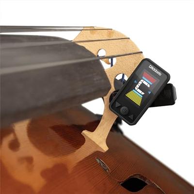 D'Addario PW-CT-28 Eclipse Rechargeable Tuner oplaadbare clip-on tuner voor cello en contrabas