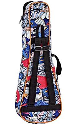 Ortega Keiki KUB-SR-CC Samurai gigbag voor concert ukelele
