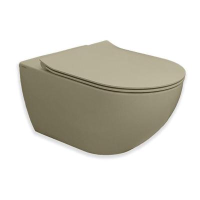 Royal Plaza Belbo wandcloset - 55cm - cycloneflush - zonder spoelrand - met toiletzitting - woud SW1127058 / SW1075546