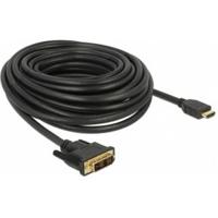 DeLOCK 85587 video kabel adapter 10 m HDMI Type A (Standaard) DVI-D Zwart - thumbnail