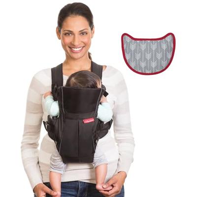 INFANTINO Draagzak - Swift - Ergonomisch - Zwart/Blauw - Voor baby's van 0 tot 24 maanden