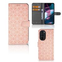 Motorola Edge 30 Pro | Telefoon Hoesje | Pattern Orange - thumbnail