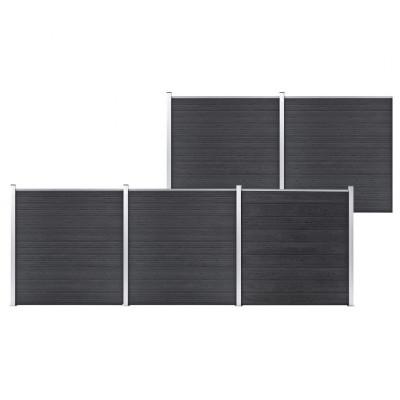 Schutting 872x186 cm HKC grijs