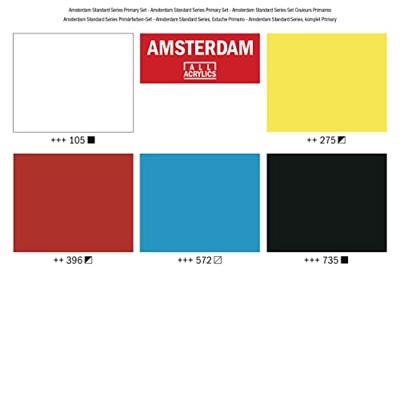 Amsterdam Acrylverf Primairset 5x120 ml
