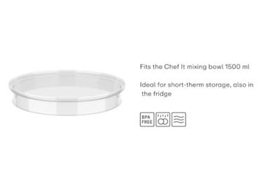 Mepal deksel beslagkom chef it 1500 ml helder