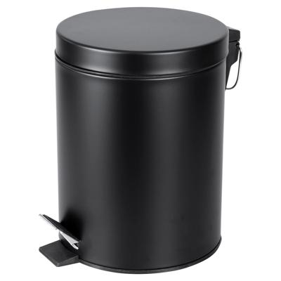 Differnz pedaalemmer 5 liter mat zwart