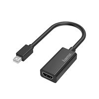 Hama 00200332 Mini-displayport / HDMI Adapter [1x Britse stekker - 1x Mini-DisplayPort stekker] Zwart 0 mm - thumbnail