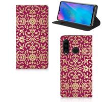 Telefoon Hoesje Huawei P30 Lite New Edition Barok Pink - thumbnail