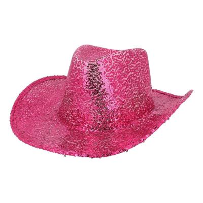 Hoed Rodeo Party fel roze