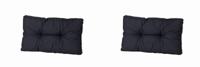 Kussen Florance lounge 60x43 Basic zwart (2 stuks) Madison - Madison - thumbnail