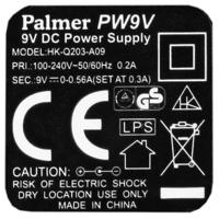 Palmer PW 9 V voedingsadapter - thumbnail