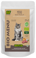 BF Petfood Biofood Organic Rund Bio menu natvoer kat (zakjes 100 gr) 20 x 100 g - thumbnail