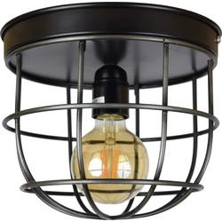 Urban Interiors plafondlamp 'Barn Large' Ø22, kleur Vintage Black Urban Interiors plafondlamp 'Barn Large' Ø22, kleur Vintage Black