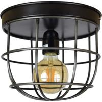 Urban Interiors plafondlamp 'Barn Large' Ø22, kleur Vintage Black - thumbnail
