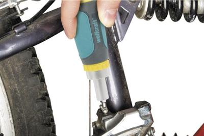 Wolfcraft Mini-handschroevendraaier | Ratelfunctie | Set 6-delig | Incl. 5 bits - 1237000