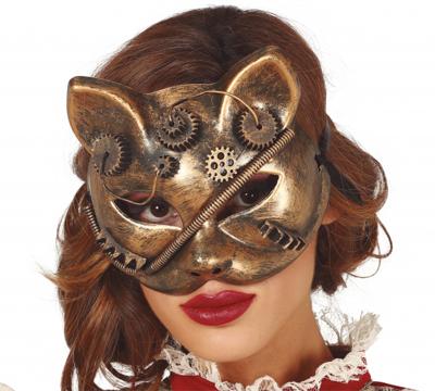Steampunk Masker Kat Bella