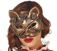 Steampunk Masker Kat Bella - thumbnail