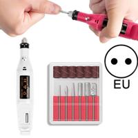 Elektrische nagel Kit nagel tips manicure machine elektrische Nail Art pen (EU Wit) - thumbnail