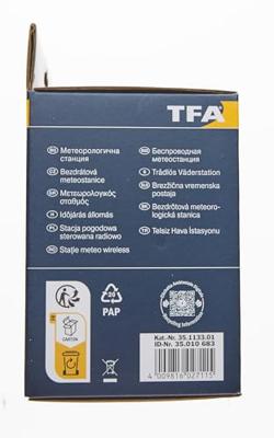 TFA Dostmann SUN 35.1133.01 Draadloos weerstation Verwachting voor 12 tot 24 uur Aantal sensoren max.: 1 TFA Dostmann SUN 35.1133.01 Draadloos weerstation Verwachting voor 12 tot 24 uur Aantal sensoren max.: 1