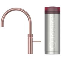 Quooker Fusion Round Keukenkraan Set - Kokend Warm- en Koud Water - Rosé Koper - Inclusief PRO3 Reservoir - thumbnail