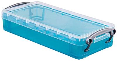 Really Useful Box 0,55 liter, transparant helblauw Really Useful Box 0,55 liter, transparant helblauw