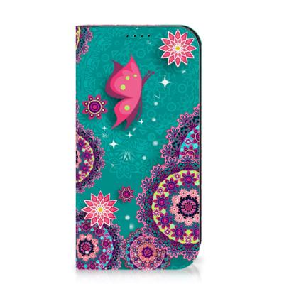 iPhone 15 Pro | Bookcase | Cirkels en Vlinders