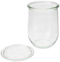 WECK 745 Tulpenvormig glas 6-delige doos 1 L zonder ringen en klemmen - thumbnail