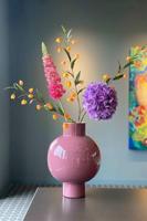 Pip Studio Vaas Metaal Groot Oud Roze 31x42cm - thumbnail