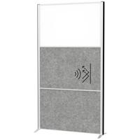 Maul 9603095 Scheidingswand Zilver, Donkergrijs - thumbnail