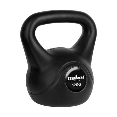 REBEL ACTIVE Bitumen kettlebell 12 kg