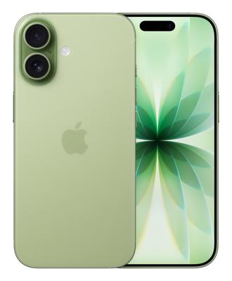 Apple iPhone 17 256 GB: 6,3-inch display met ProMotion, A19-chip, Center Stage-camera aan de voorkant voor slimmere groepsselfies, betere krasbestendigheid, batterij voor een hele dag; Saliegroen