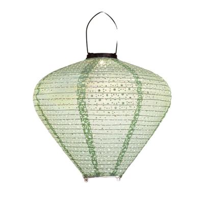 Lampion 33 x 29 cm Sage Groen Marrakesh solar Anna's Collection - Annas collection