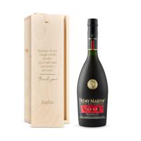 Cognac in gegraveerde kist - Rémy Martin VSOP - thumbnail