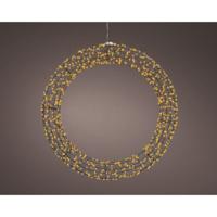 Lumineo Metalen LED Krans 720 LEDs 7.5x58 cm Zwart - thumbnail