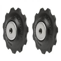 VWP Derailleurwieltjes 11 tanden single speed zwart 2 stuks - thumbnail