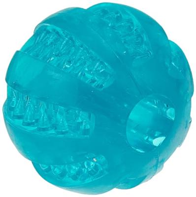 TRIXIE DENTA FUN TPR BAL MET MUNTSMAAK 6X6X6 CM 3 ST