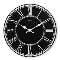 Hama wandklok rab vintage tikt niet 30 cm zwart/wit/mdf - thumbnail