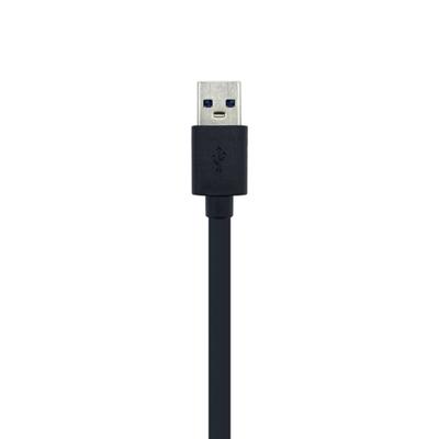 AISENS A106-0399 USB 3.0 HUB type A/M-4xtype A/H, zwart, 30 cm