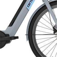 Cortina spatbord voor 28 e-nite metaal blauw matt - thumbnail