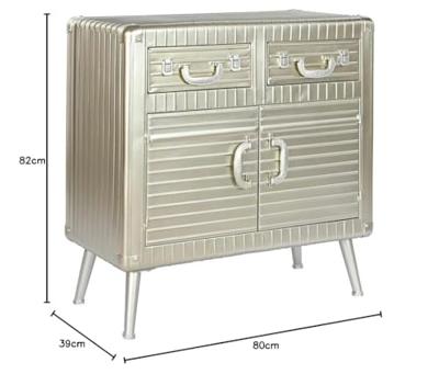 Dressoir Home ESPRIT Zilverkleurig 80 x 39 x 82 cm