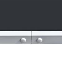 Tuintafel 150x90x74 cm staal zwart - thumbnail