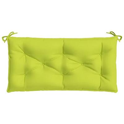 Tuinbankkussens 2 st 100x50x7 cm oxford stof heldergroen