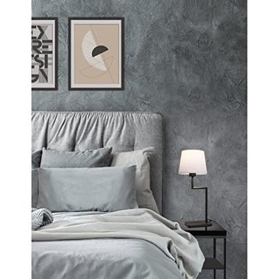 Lyora TafellampSavona zwart met witte kap - 9919152