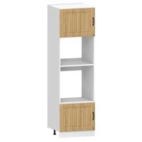 7-delige Keukenkastenset Kalmar bewerkt hout artisanaal eiken - thumbnail