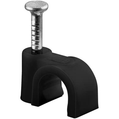 Goobay Kabelclip 6mm rond zwart box(100) - 4113231 Goobay Kabelclip 6mm rond zwart box(100) - 4113231