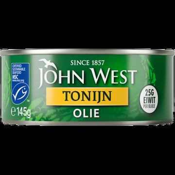 John West Tonijnstukken in Zonnebloemolie 145g bij Jumbo