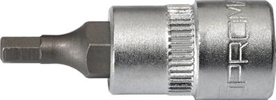 Promat/Tecwerk Dopsleutelbit | 1/4 inch 6-kant | sleutelwijdte 2,5 mm | lengte 32 mm - 4000821223